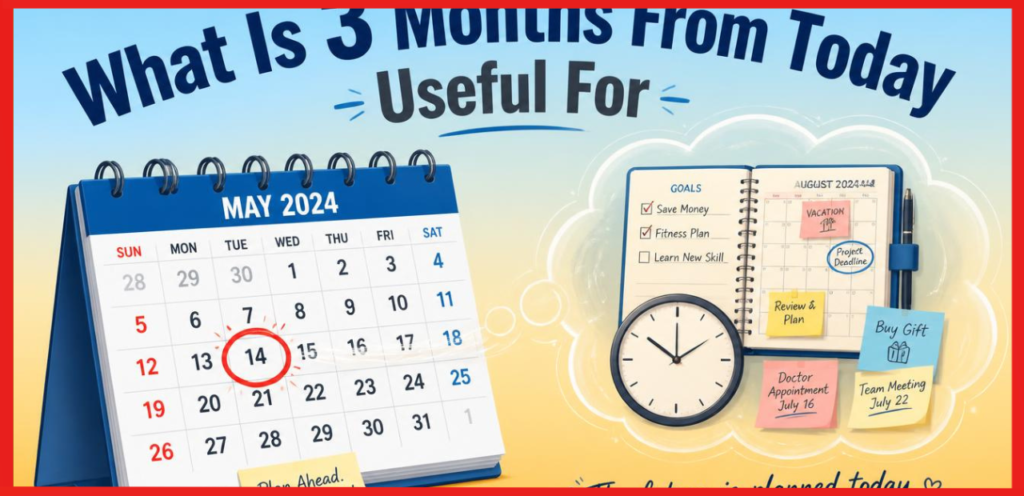 3 months from today