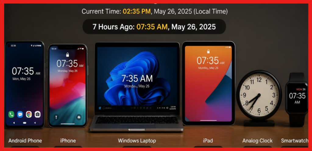 What Time Was It 7 Hours Ago