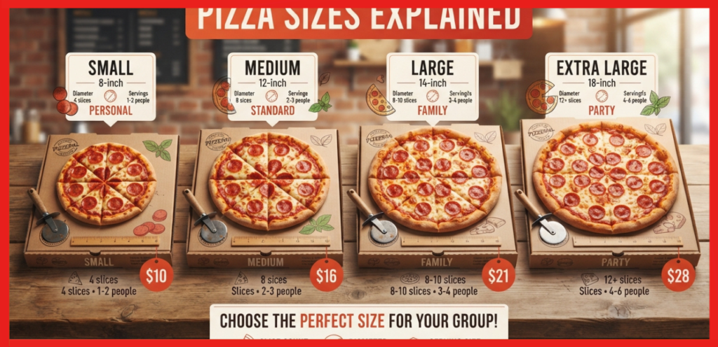 Pizza Sizes Explained