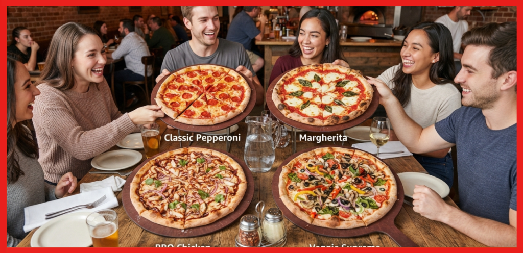 Popular Pizza Types for Groups