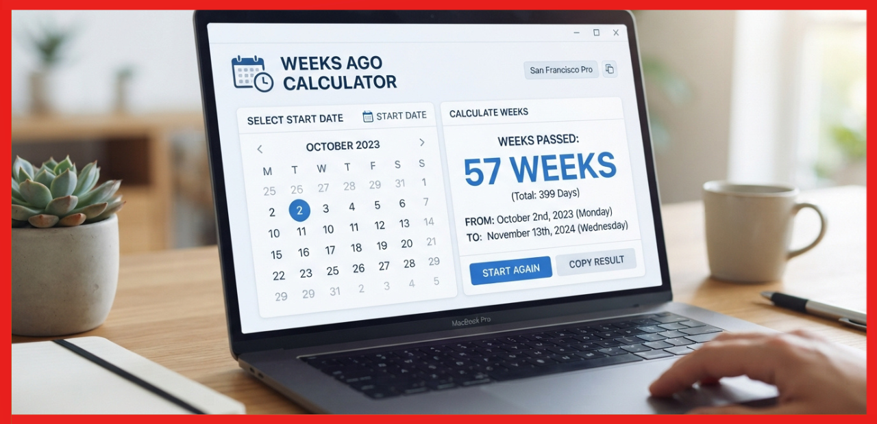 Weeks Ago Calculator