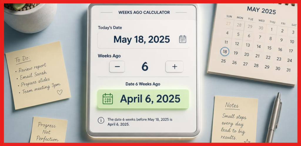 Weeks Ago Calculator
