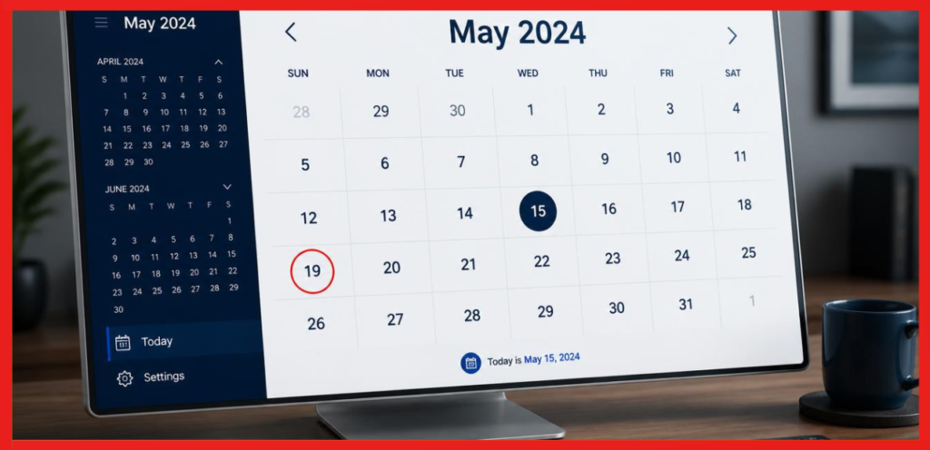 What Date Is 5 Weeks From Today?